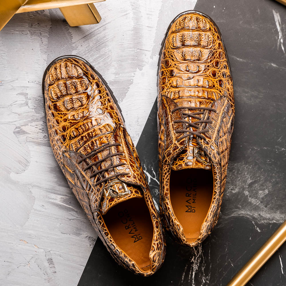 Marco Di Milano Kratos Rustic Orix Leather Shoe