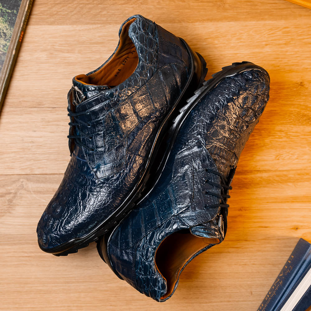 Marco Di Milano Kratos Navy Leather Luxury Shoe - 7 USA