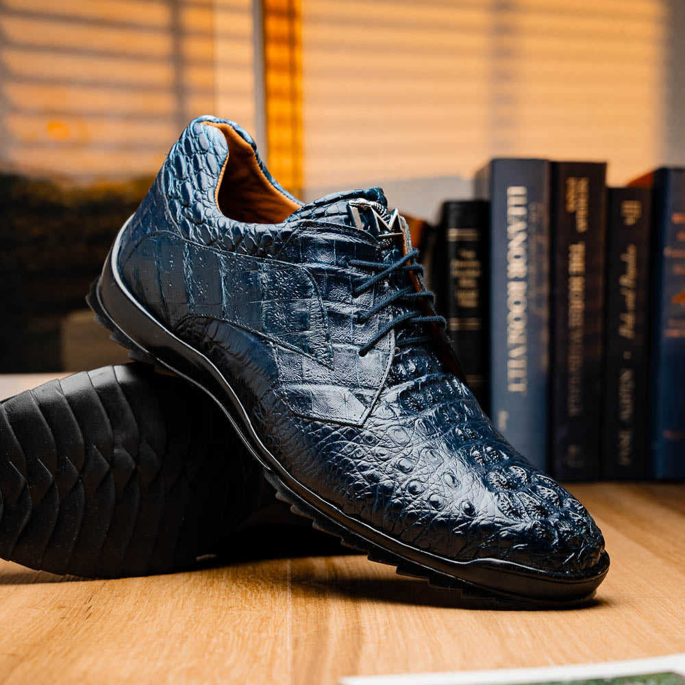 Marco Di Milano Kratos Navy Leather Luxury Shoe - 7 USA