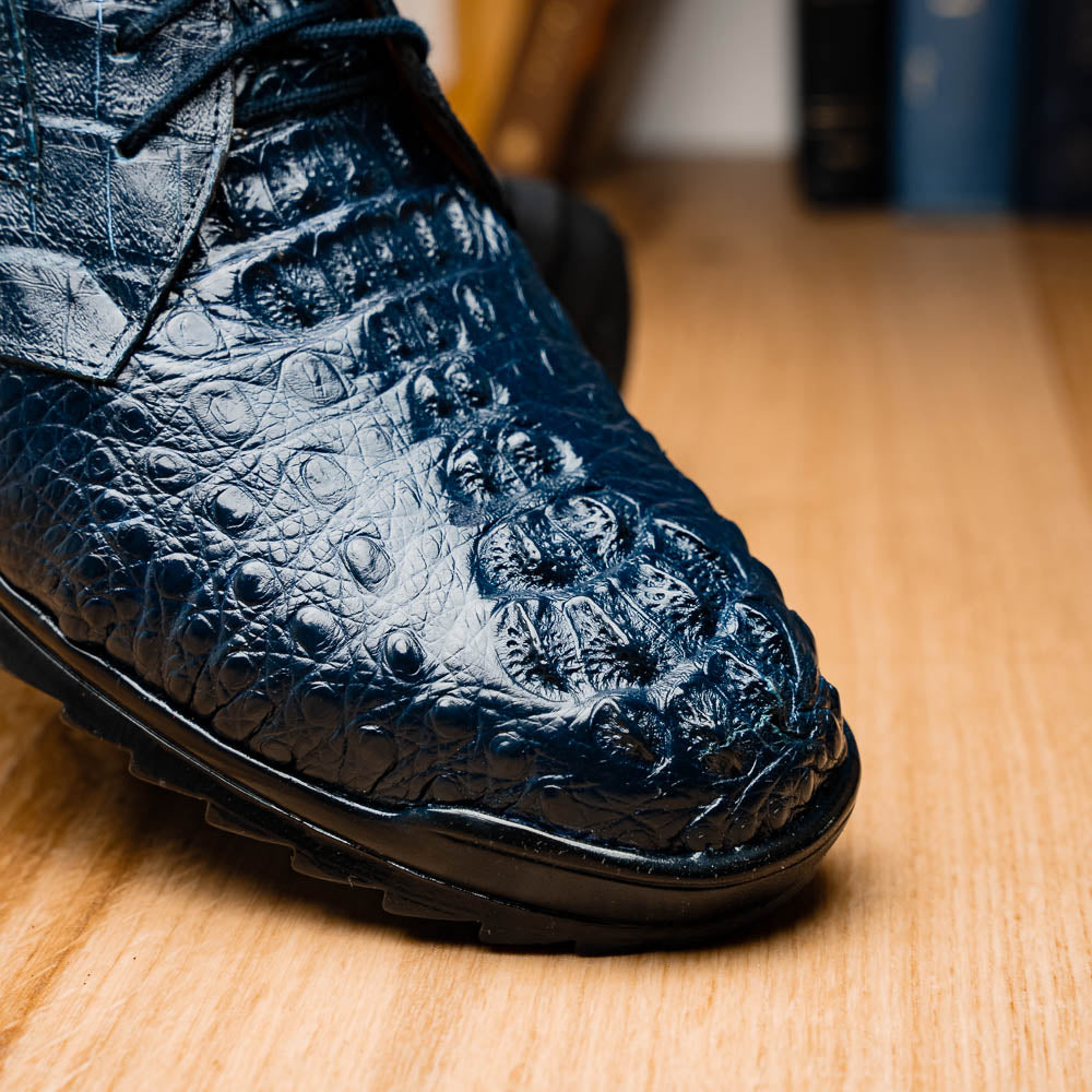 Marco Di Milano Kratos Navy Leather Luxury Shoe - 7 USA