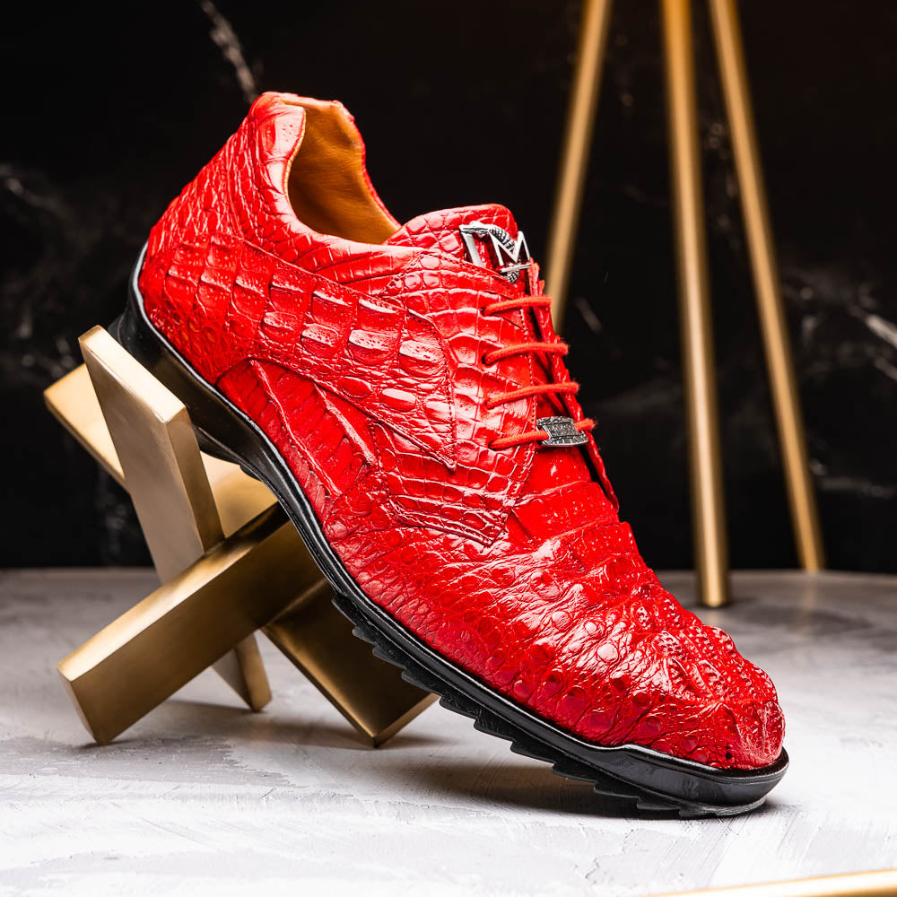 Marco_Di_Milano Kratos Red Luxury Leather Loafers