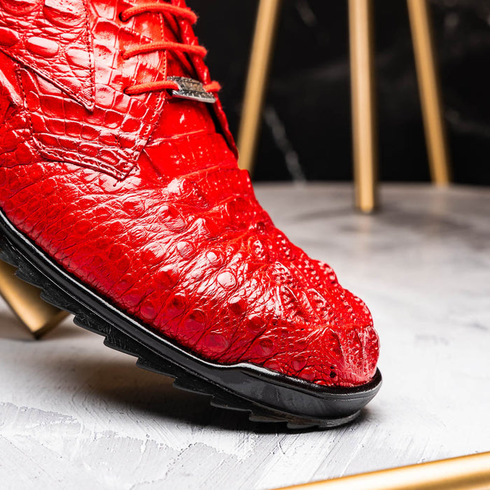 Marco_Di_Milano Kratos Red Luxury Leather Loafers
