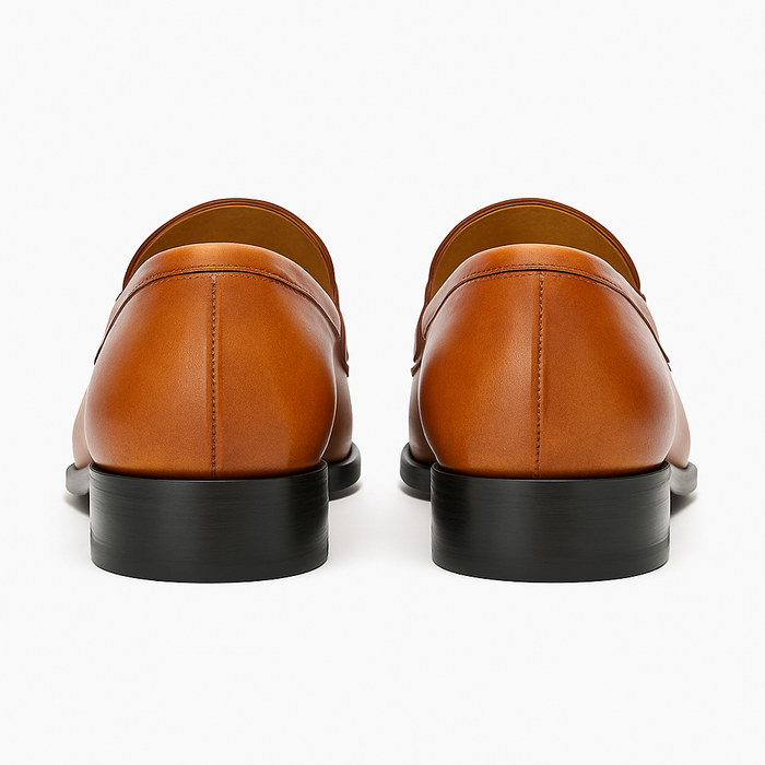 Carrucci Men's Burnished Signature Buckle Loafer