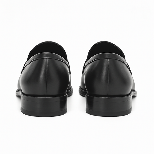 Carrucci Men's Burnished Signature Buckle Loafer