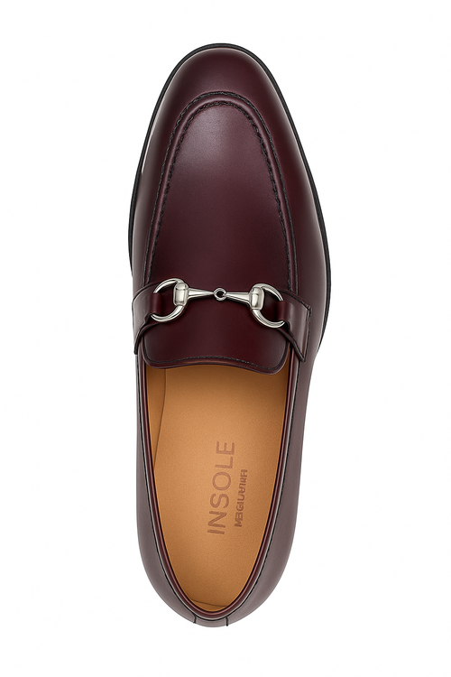 Carrucci Men's Burnished Signature Buckle Loafer