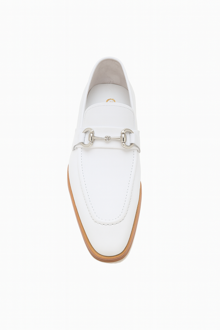 Carrucci Men's Burnished Signature Buckle Loafer