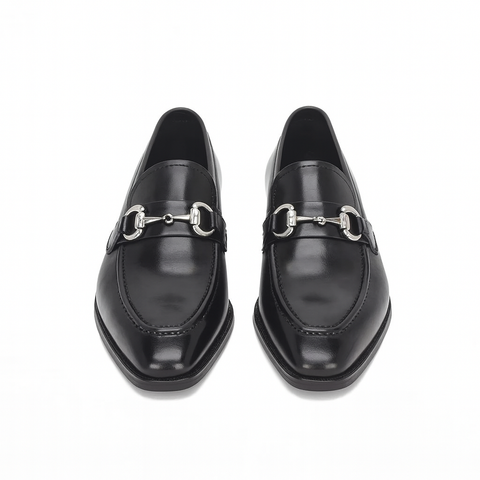 Men's Burnished Signature Buckle Loafer - New Arrival