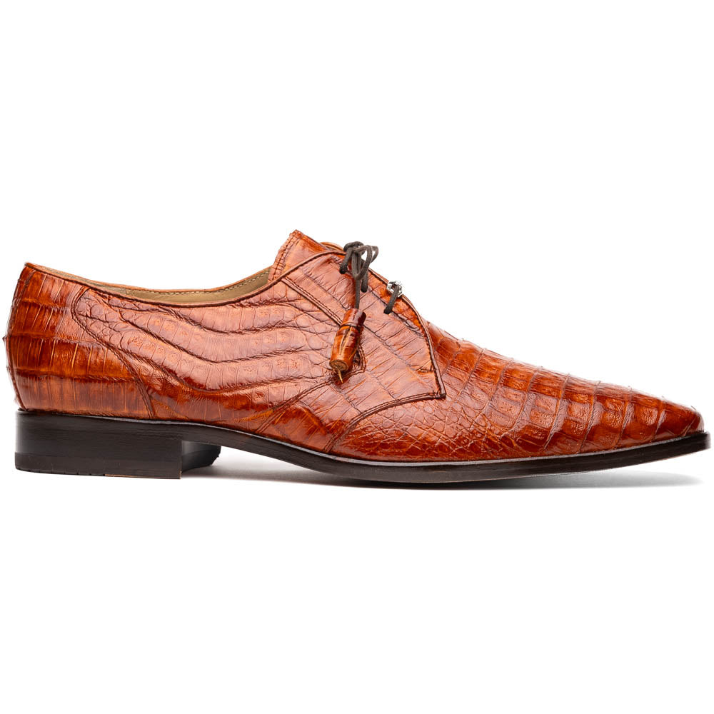 Marco Di Milano Lacio Brandy Caiman Crocodile Derby - 6