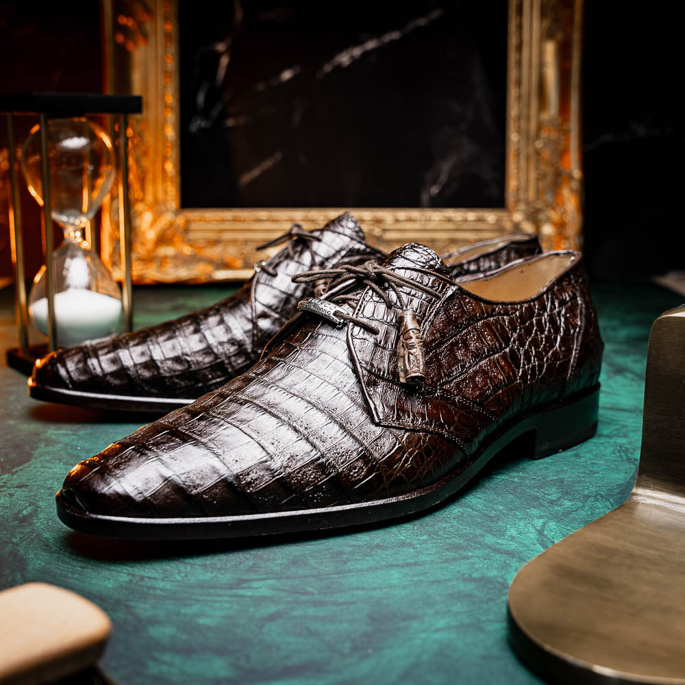 Marco Di Milano Lacio Brown Leather Oxford Shoe
