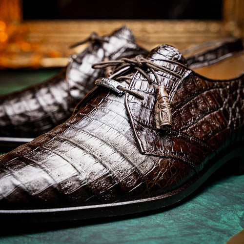 Marco Di Milano Lacio Brown Leather Oxford Shoe