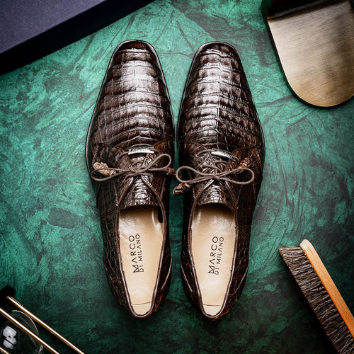 Marco Di Milano Lacio Brown Leather Oxford Shoe