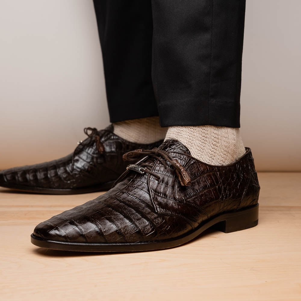 Marco Di Milano Lacio Brown Leather Oxford Shoe