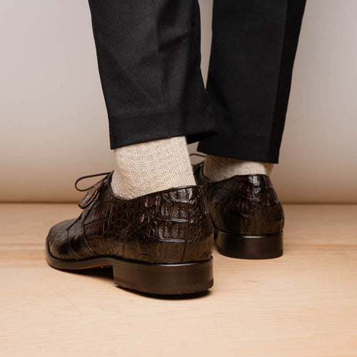 Marco Di Milano Lacio Brown Leather Oxford Shoe