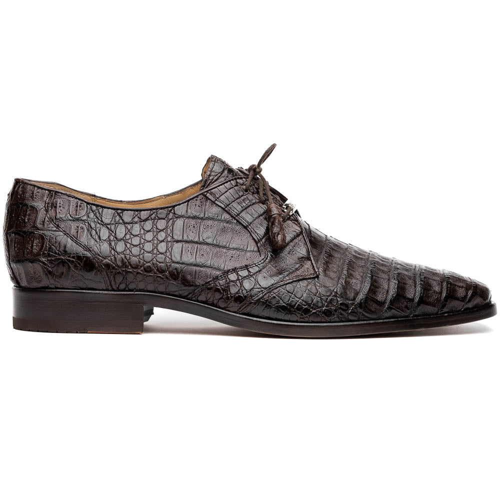 Marco Di Milano Lacio Brown Caiman Crocodile Derby - 6