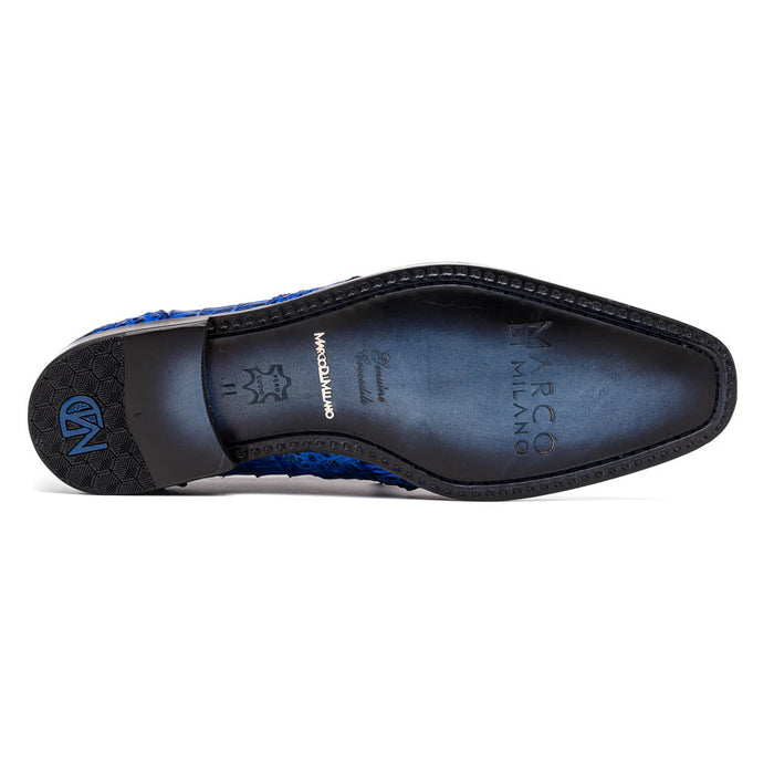 Marco Di Milano Lacio - Electric Blue Leather Loafers