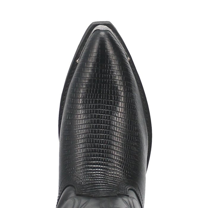 Laredo Men's Atlanta Lizard Print Leather J-Toe Boots - Peanut - 6D