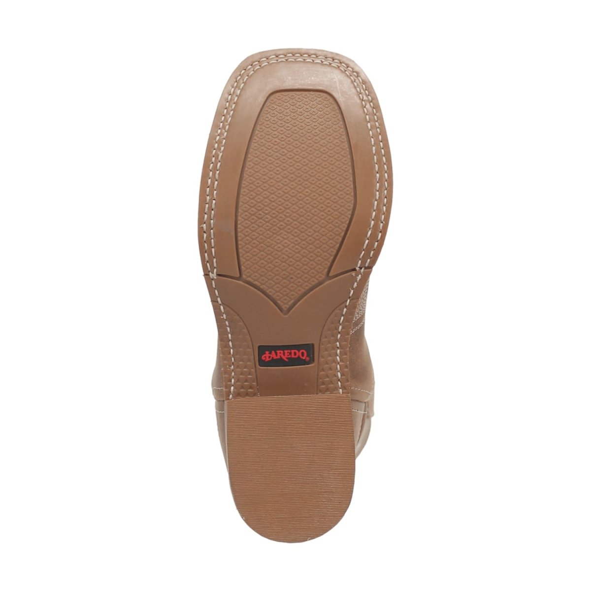 Laredo Women's Cheyenne Broad Square Toe Leather Boots - Tan 5717 - 6M