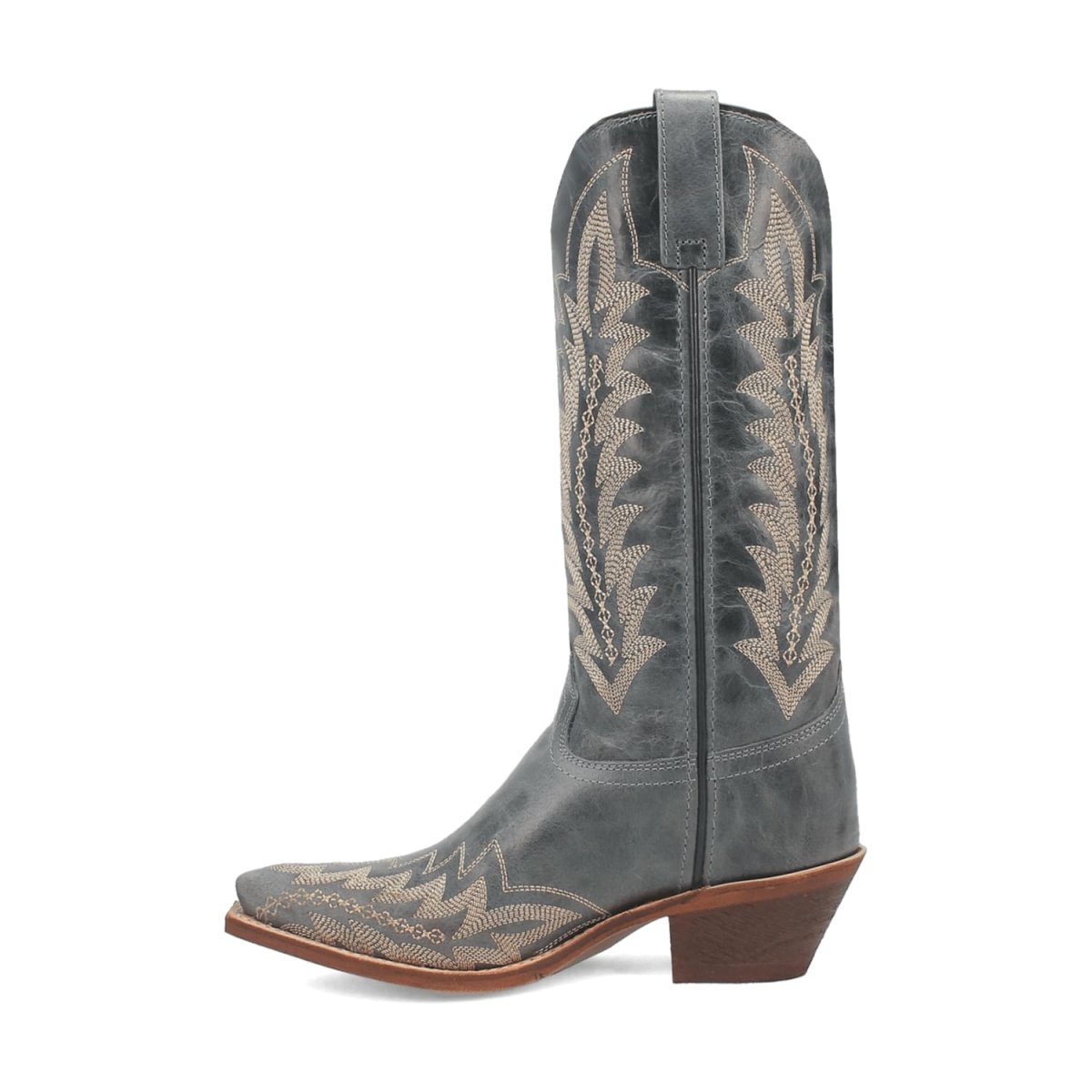 Laredo Women's Emmylee Snip Toe Leather Boots - Blue 52207 - 6M
