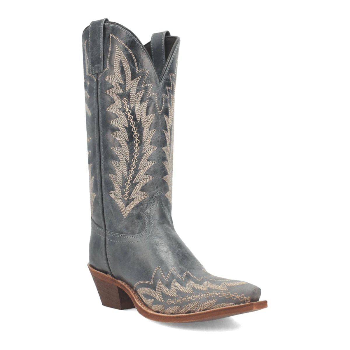 Laredo Women's Emmylee Snip Toe Leather Boots - Blue 52207 - 6M