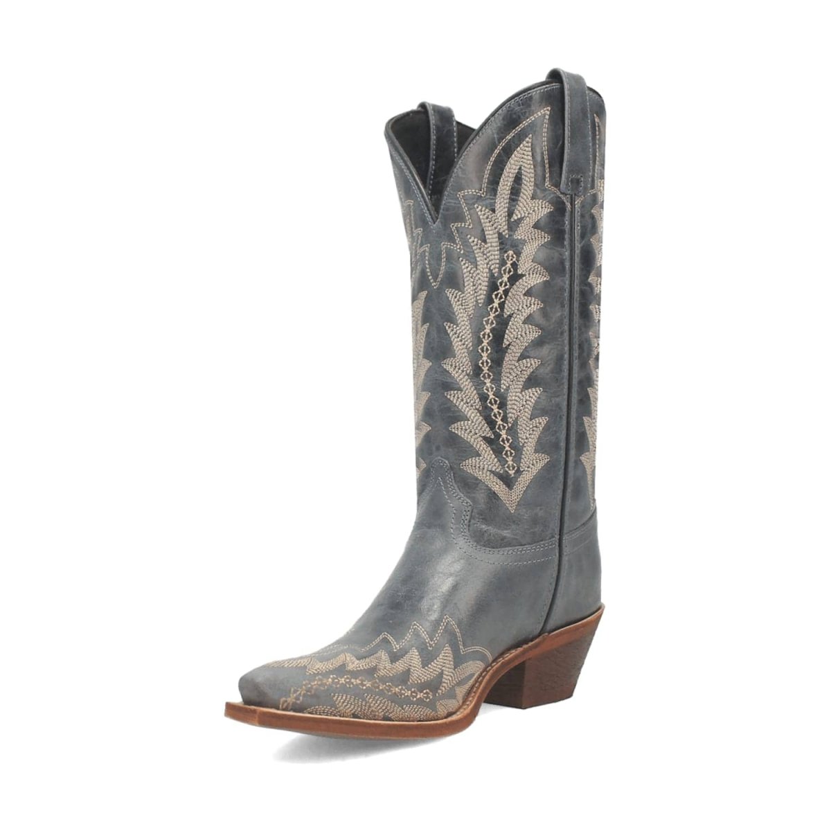 Laredo Women's Emmylee Snip Toe Leather Boots - Blue 52207 - 6M
