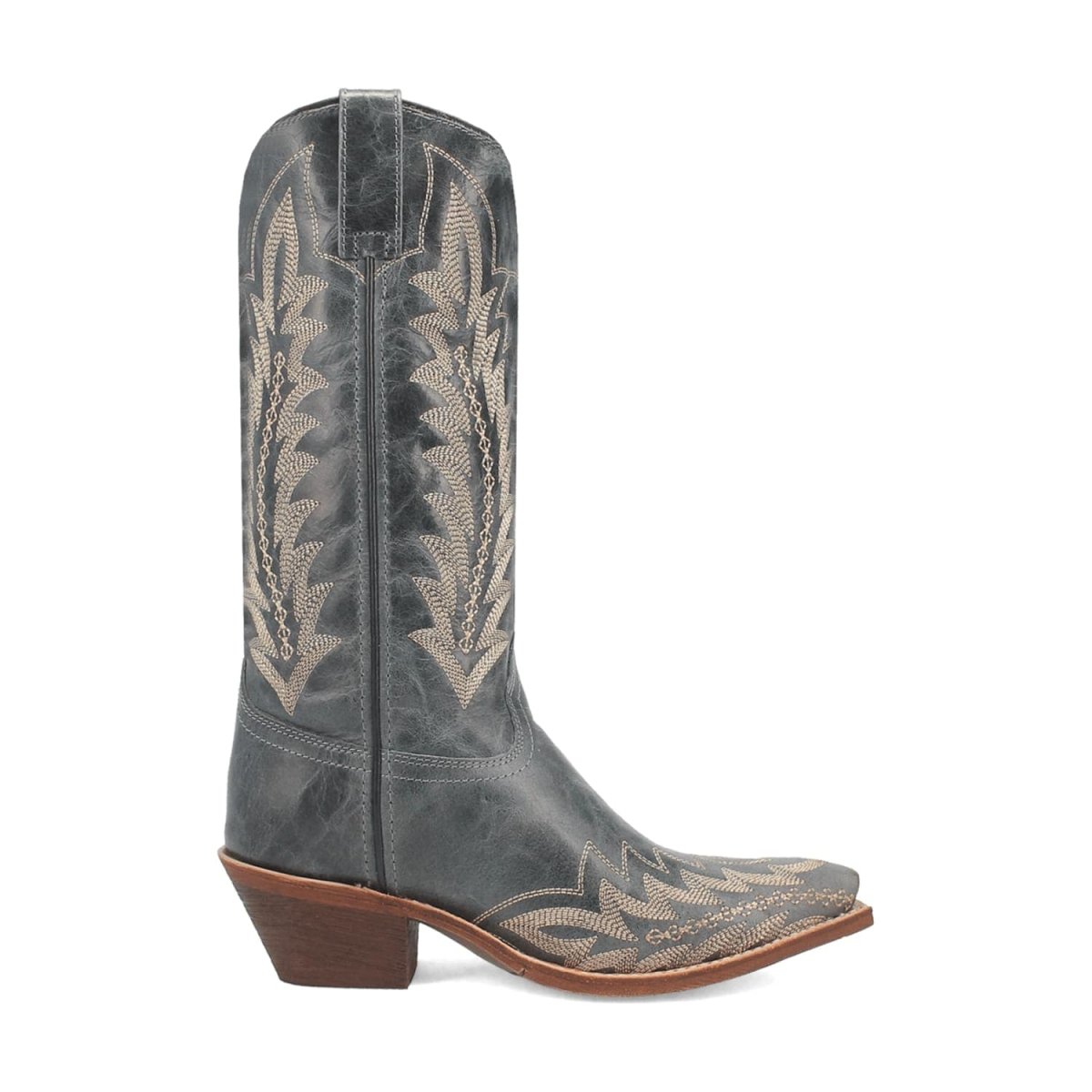Laredo Women's Emmylee Snip Toe Leather Boots - Blue 52207 - 6M