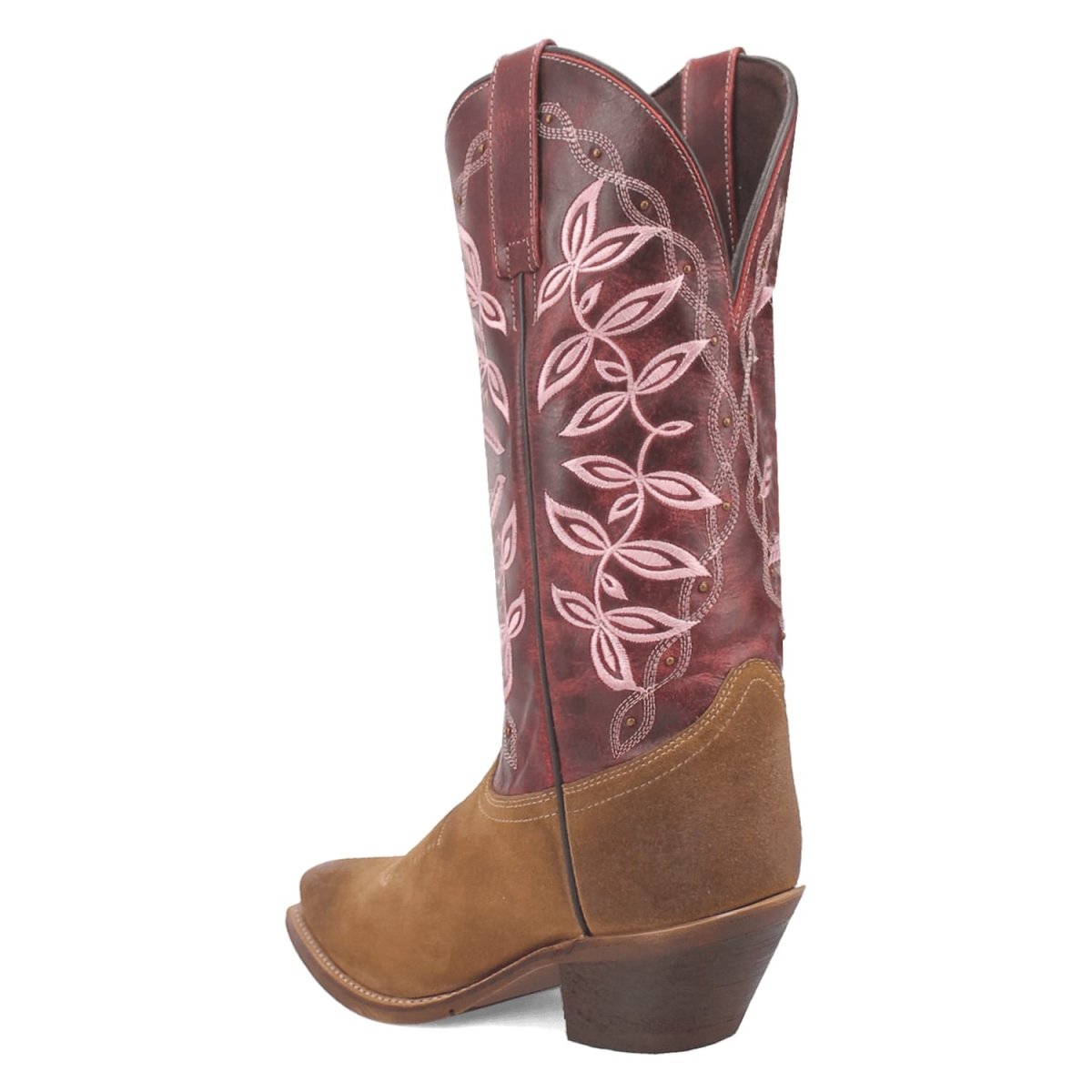 Laredo Women's Kama Snip Toe Leather Boots - Honey/Red 20005 - 6M