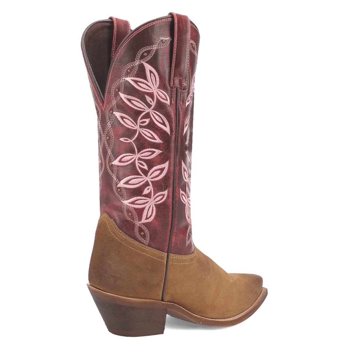 Laredo Women's Kama Snip Toe Leather Boots - Honey/Red 20005 - 6M