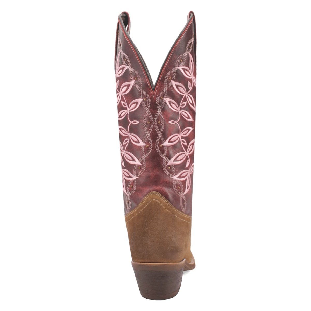 Laredo Women's Kama Snip Toe Leather Boots - Honey/Red 20005 - 6M