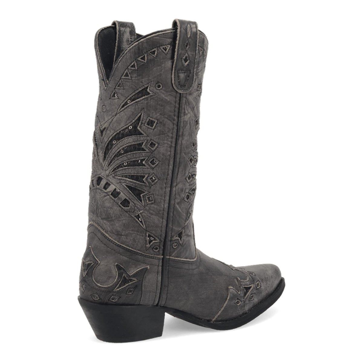 Laredo Women's Stevie Snip Toe Leather Boots - Black 52120 - 6M