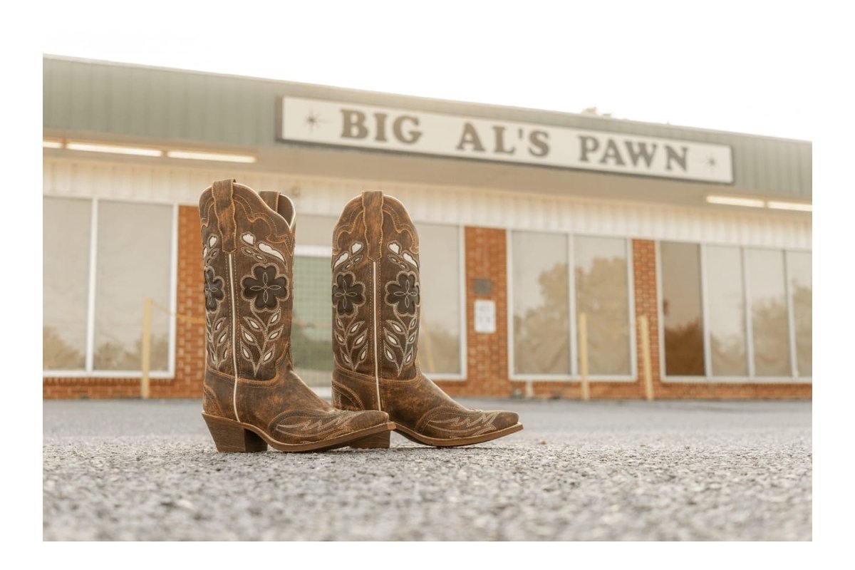 Laredo Women's Zury Snip Toe Leather Boots - Brown 54268 - 7.5M