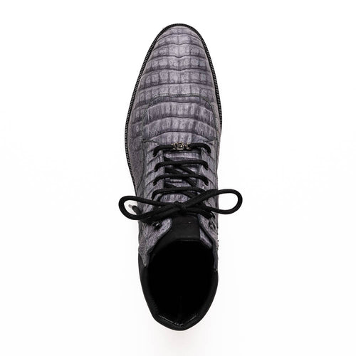 Marco Di Milano Leoni Oil Gray Leather Shoe