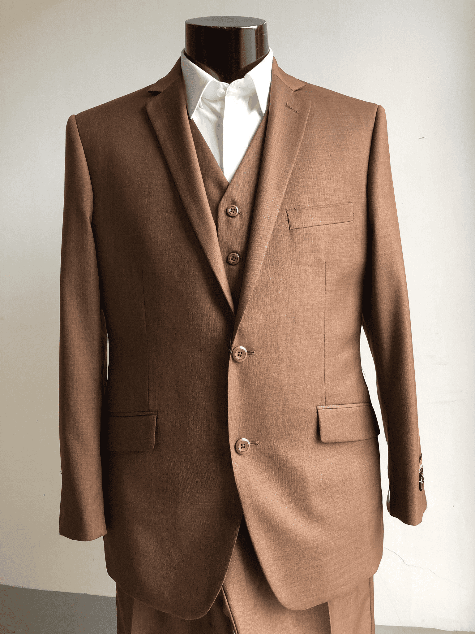 Light Brown Wedding Suit - Brown Groom Suit - Brown Wedding Suit - Brown