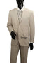Mens Big and Tall Linen Suits - Light Tan Summer Fabric Suit