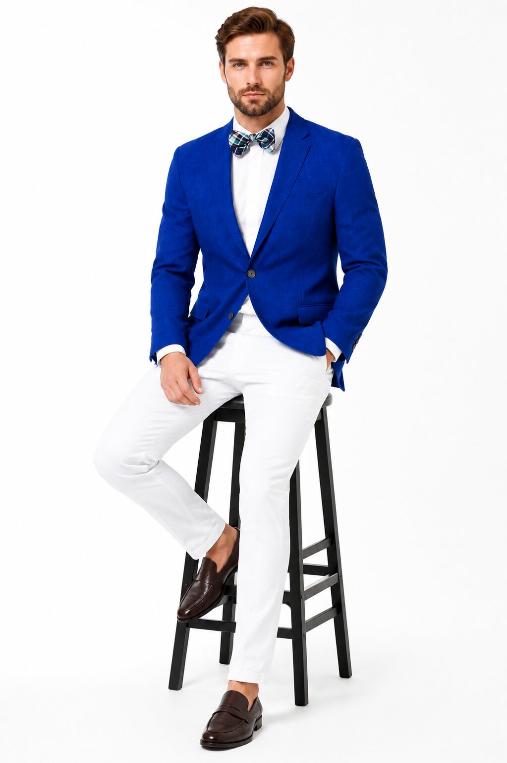 Mens Linen Blazer - Navy Linen Sport Coat - Summer Blazer - 38 Regular