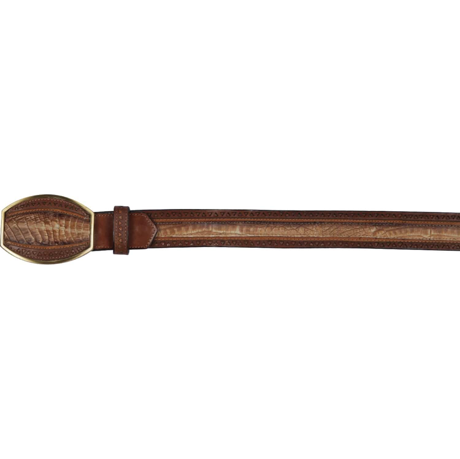 Men's Los altos Caiman Belly Laser Design Casual Belt C24U8232 - 32