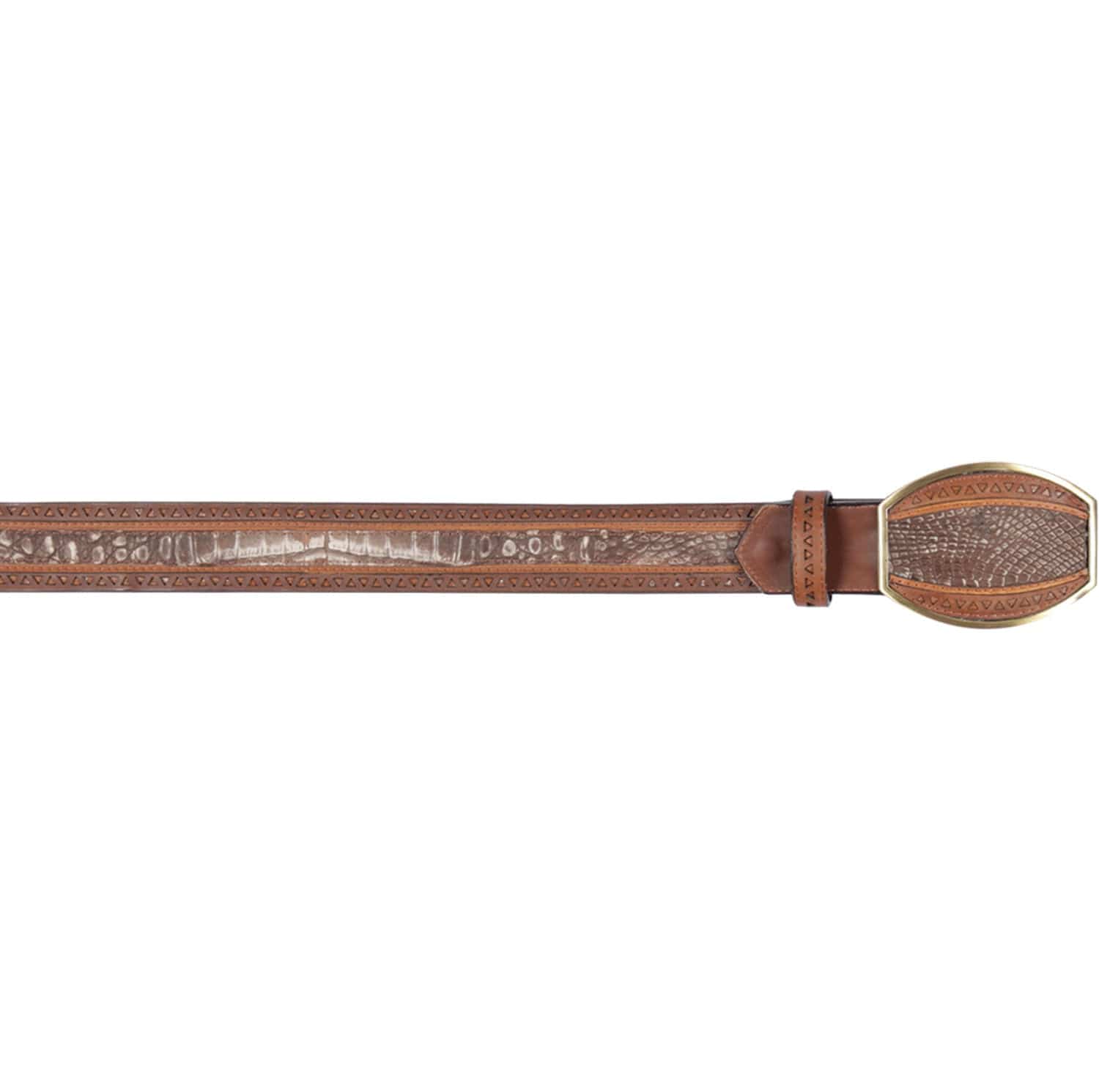 Men's Los altos Caiman Belly Laser Design Casual Belt C24U8250 - 32