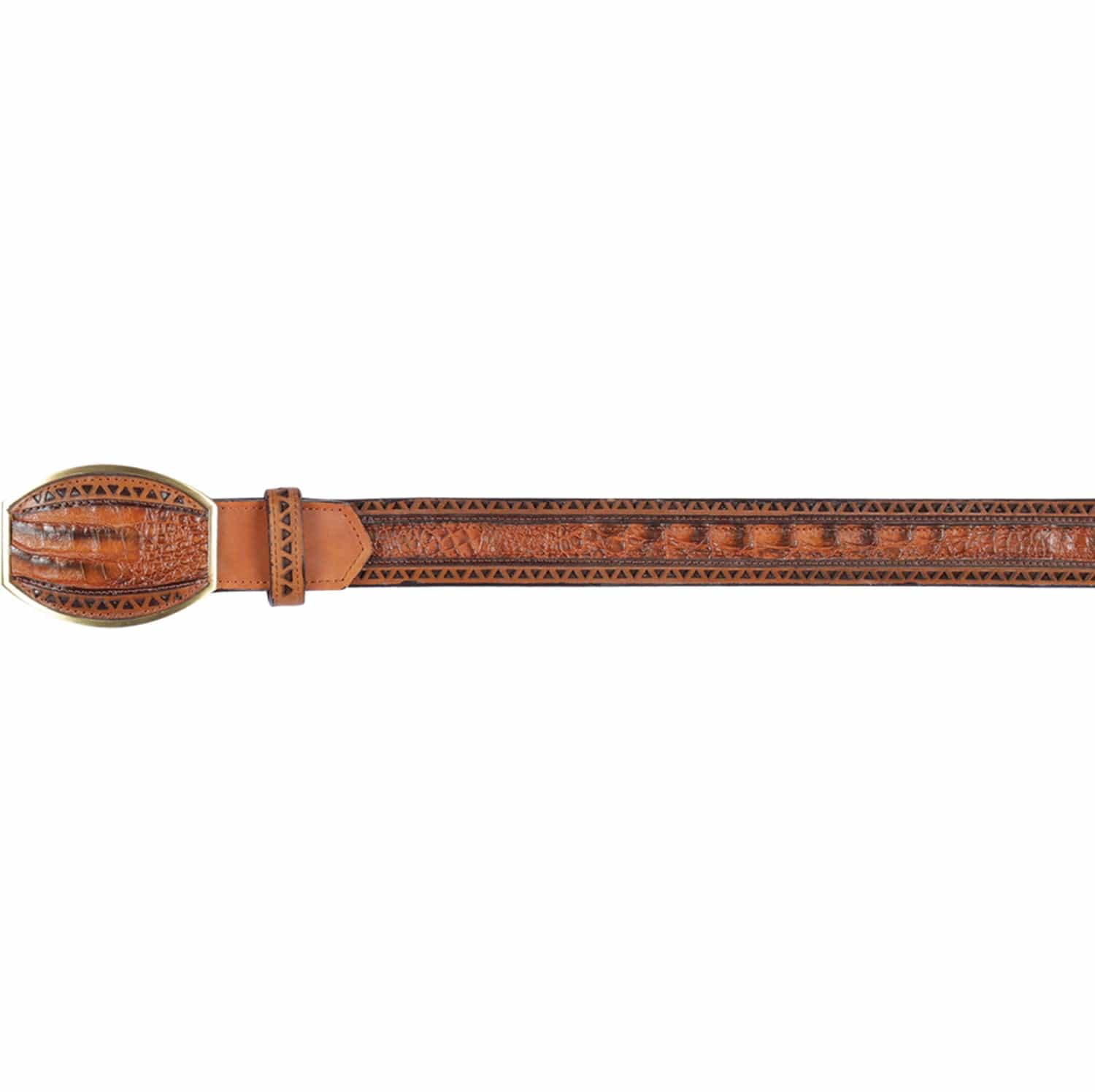 Men's Los altos Caiman Belly Laser Design Casual Belt C24U8251 - 32