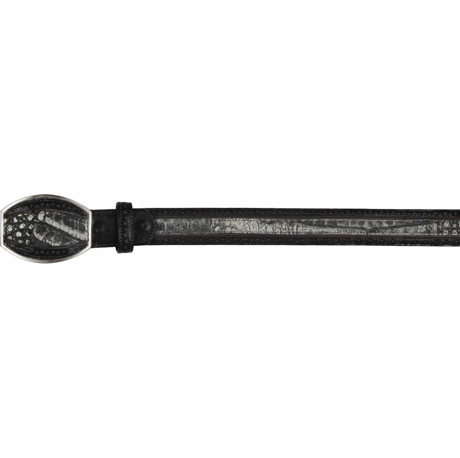 Men's Los altos Caiman Belly Laser Design Casual Belt C24U8281 - 32