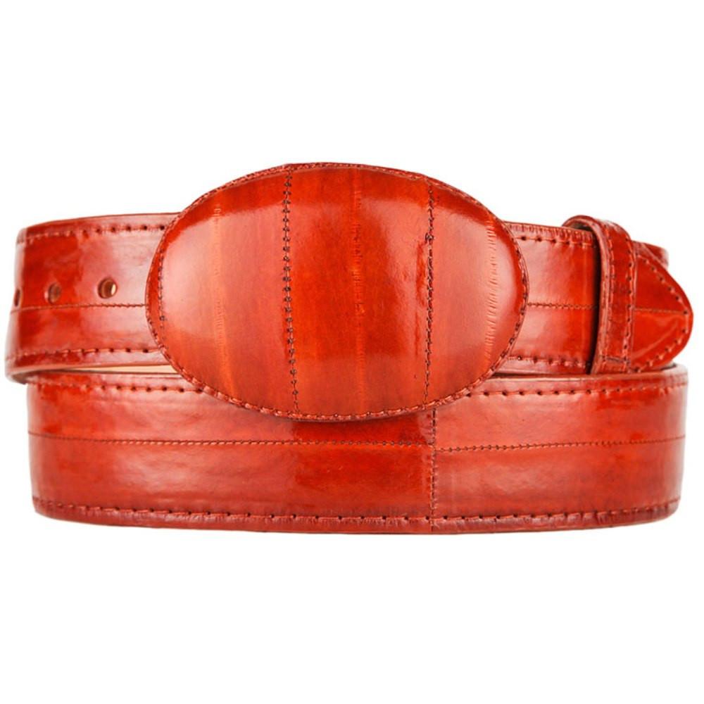 Men's Los Altos Eel Skin Cowboy Belt C11U0803 - 32