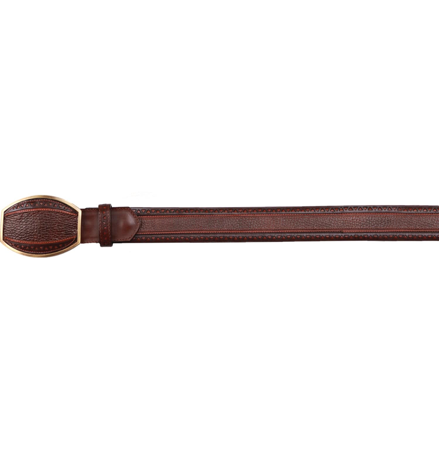 Men's Los altos Genuine Leather Laser Design Casual Belt C24U2707 - 32