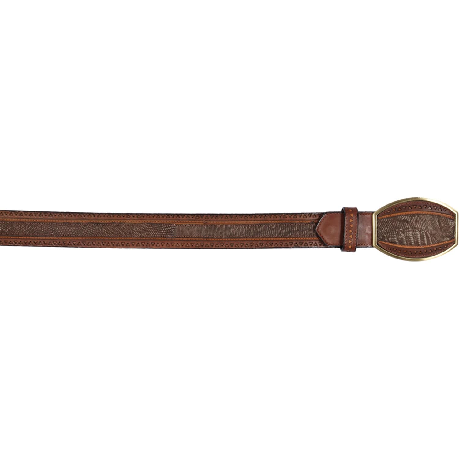 Men's Los altos Lizard Laser Design Casual Belt C24U0735 - 32