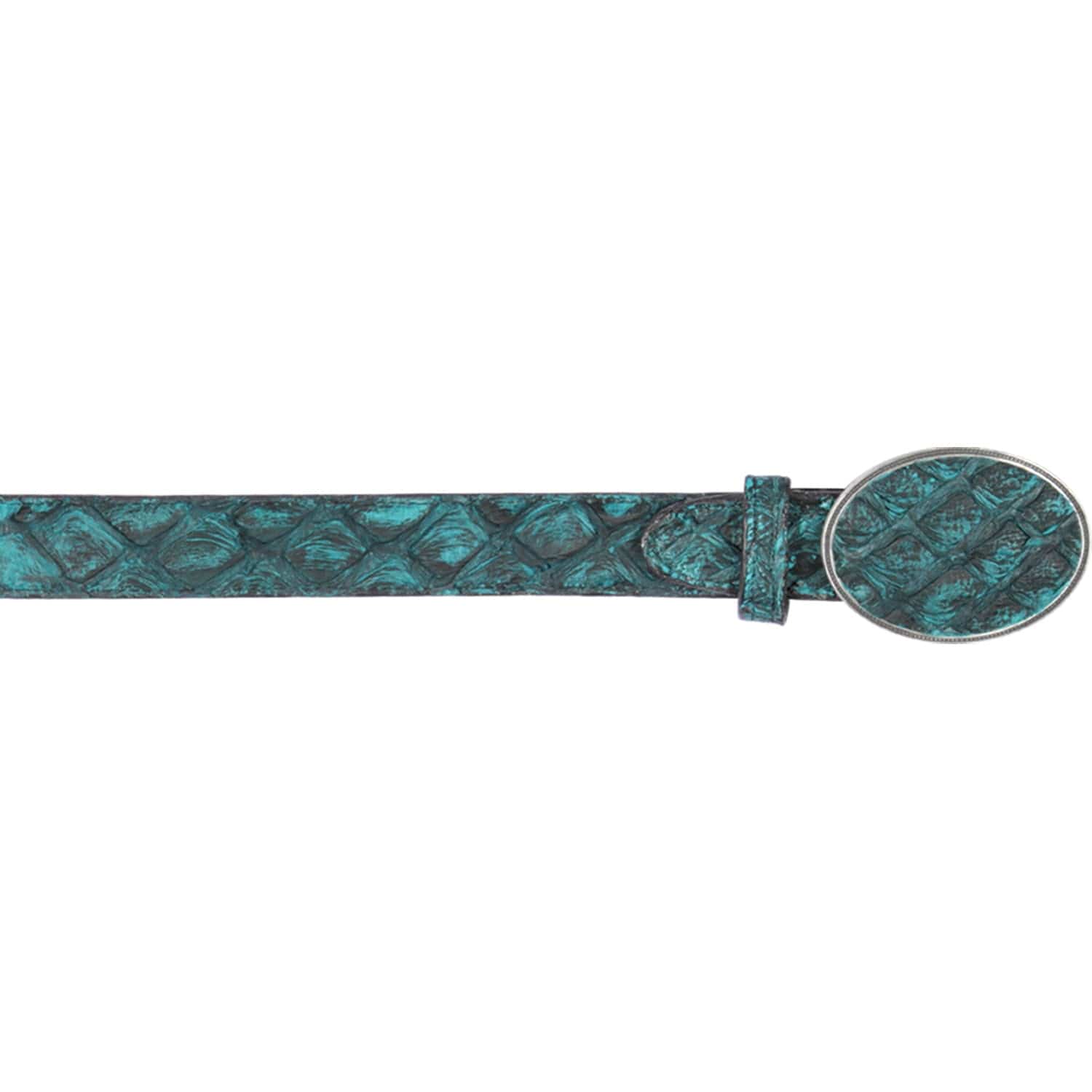Men's Los altos Monster Fish Cowboy Belt C11U1008 - 32