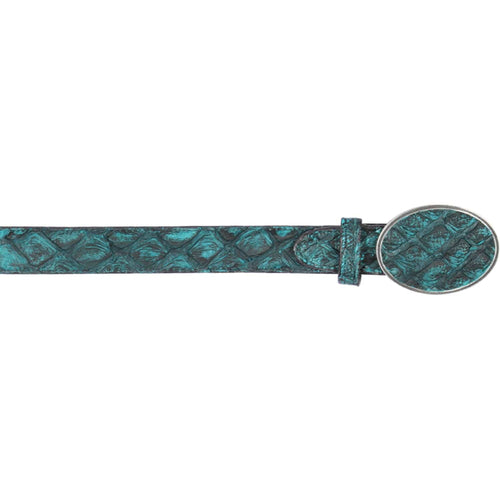 Los Altos Boots Belts 32 Men's Los altos Monster Fish Cowboy Belt C11U1008