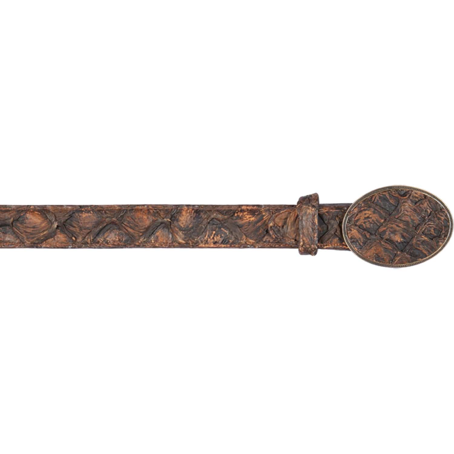 Men's Los altos Monster Fish Cowboy Belt C11U1088 - 32