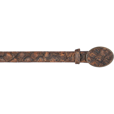 Los Altos Boots Belts 32 Men's Los altos Monster Fish Cowboy Belt C11U1088