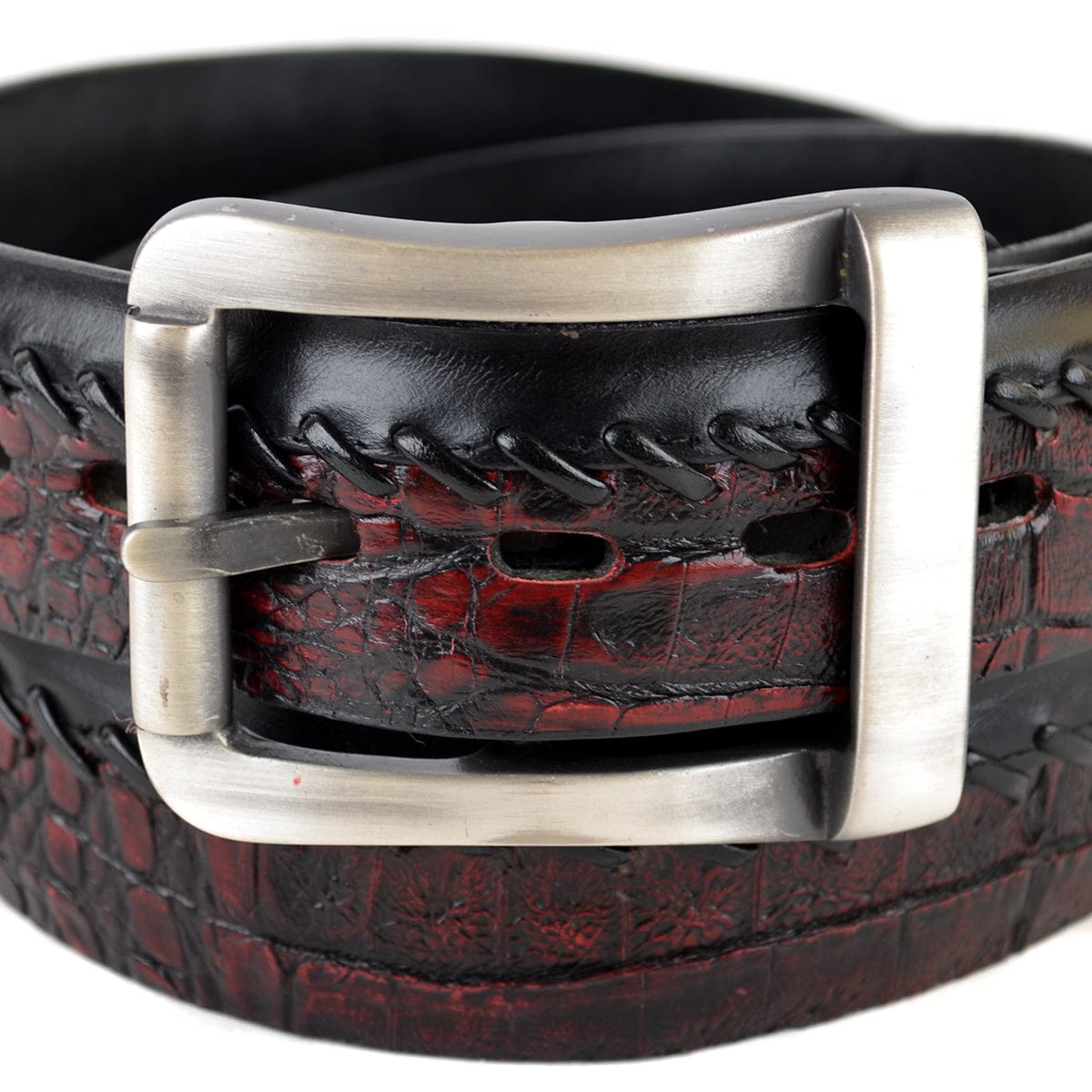 Men's Los altos Original Caiman Belly Skin Casual Belt C238218 - 32