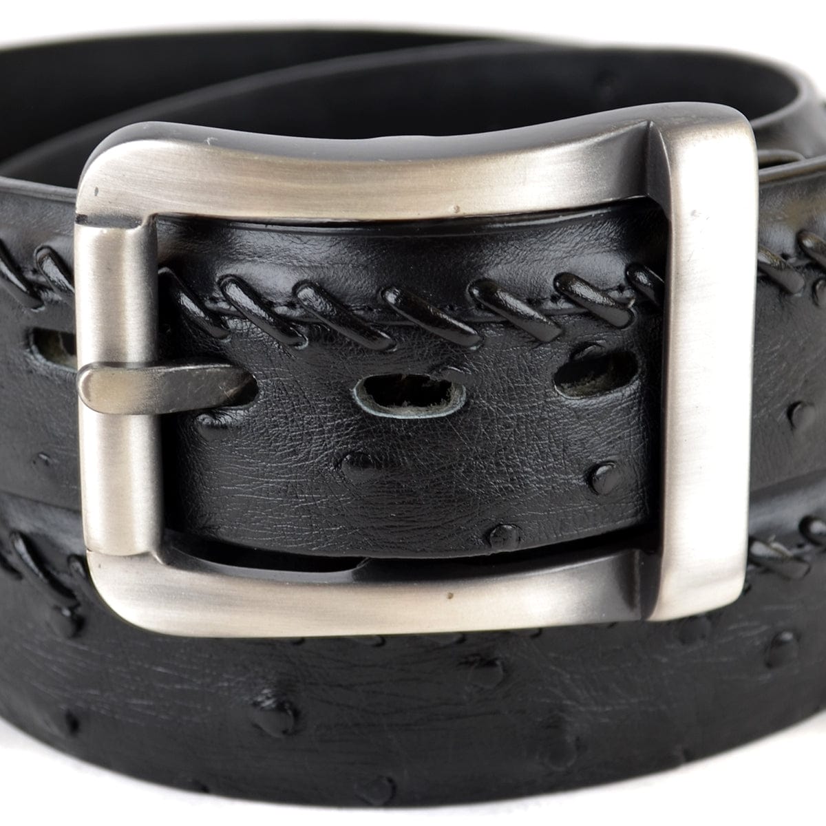 Men's Los altos Original  Ostrich Skin Casual Belt C230305 - 32