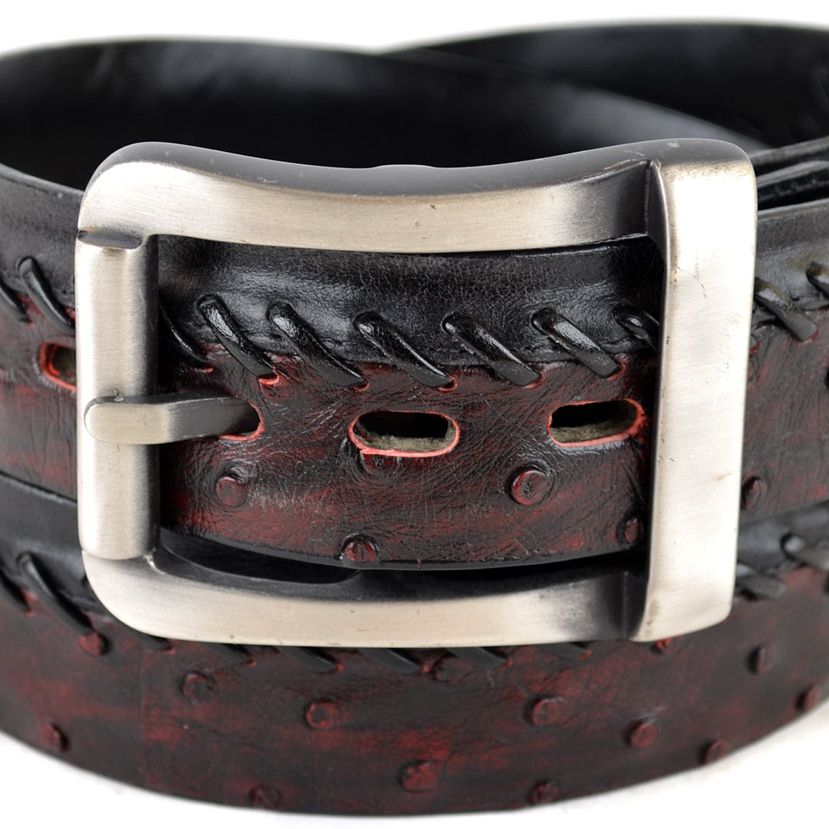 Men's Los altos Original  Ostrich Skin Casual Belt C230318 - 32