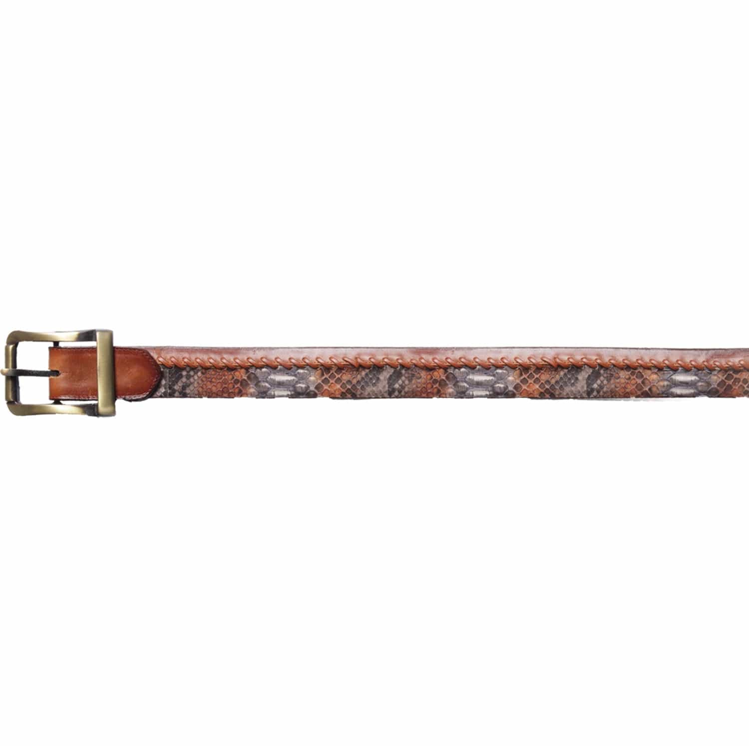 Men's Los altos Original Python Skin Casual Belt C235788 - 32