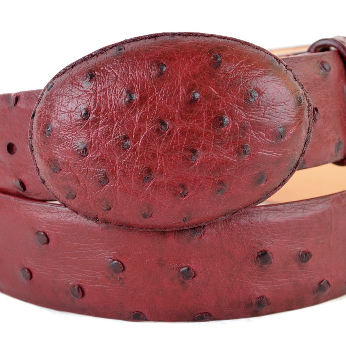 Men's Los altos Ostrich Cowboy Belt C11U0306 - 32